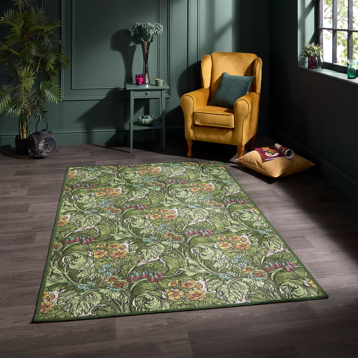 Hedgerovia Washable Flatweave Rug