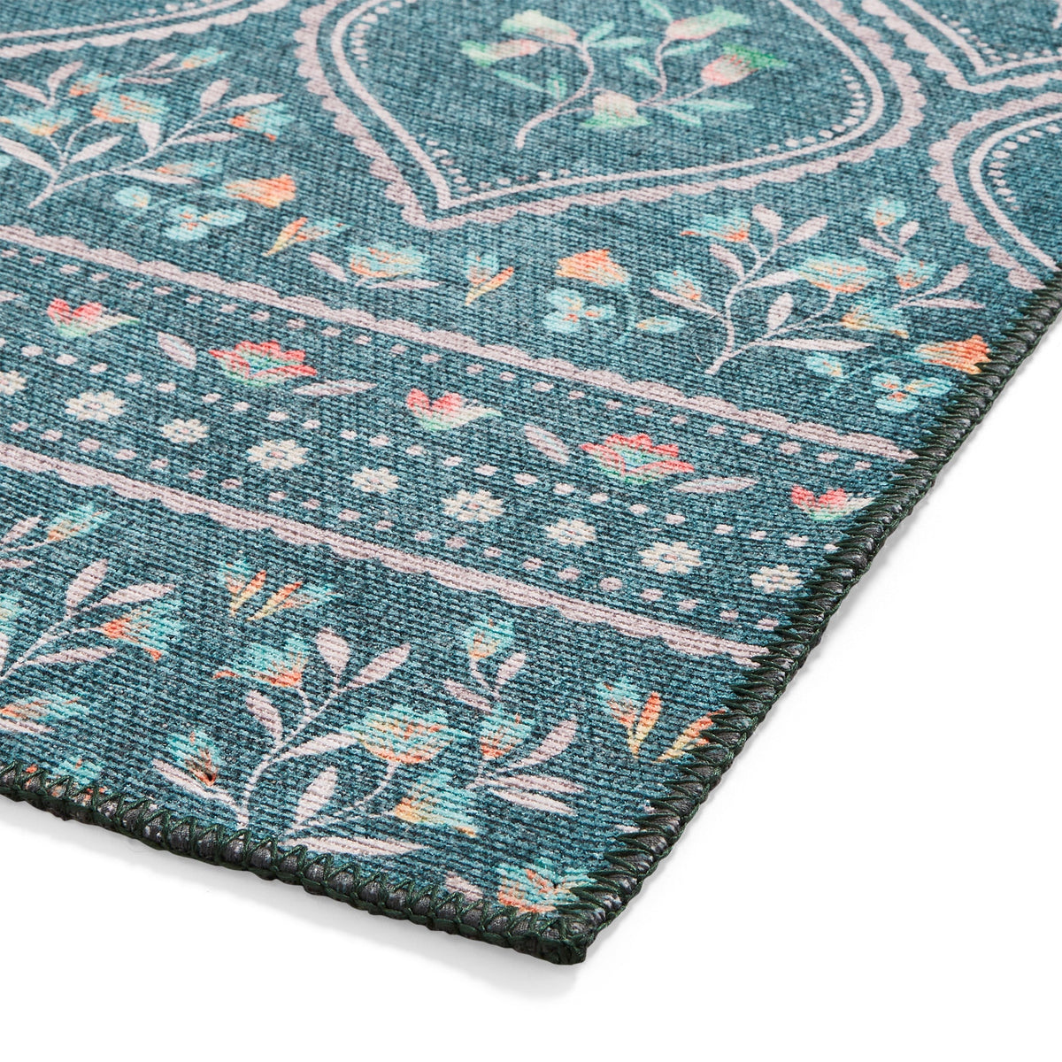 Cameo Floral Washable Rug