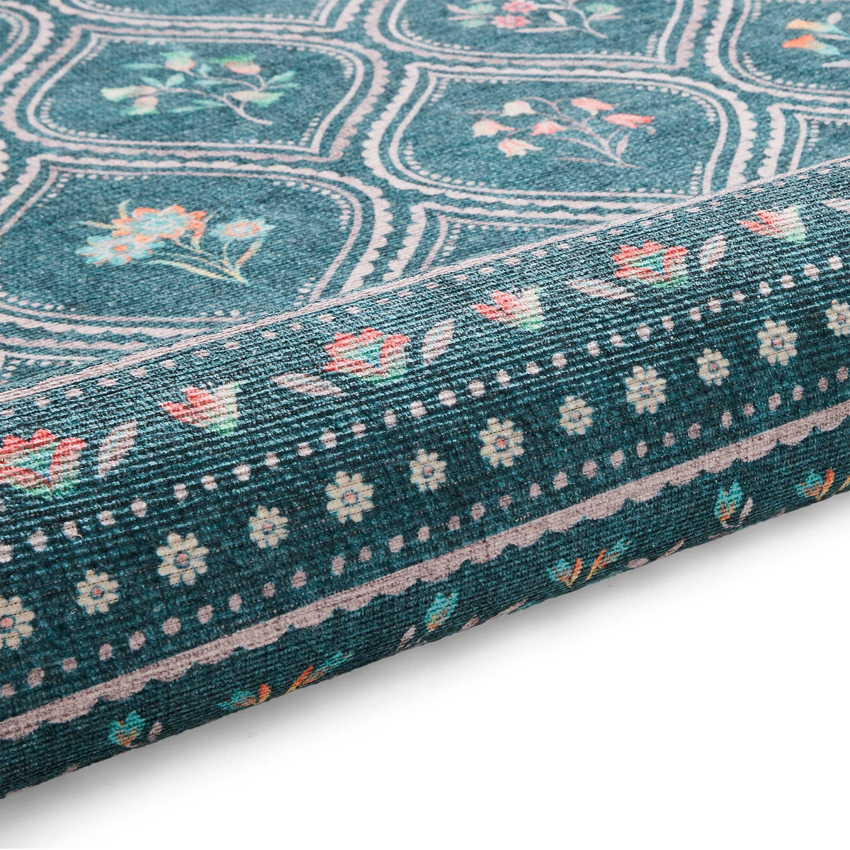 Cameo Floral Washable Rug