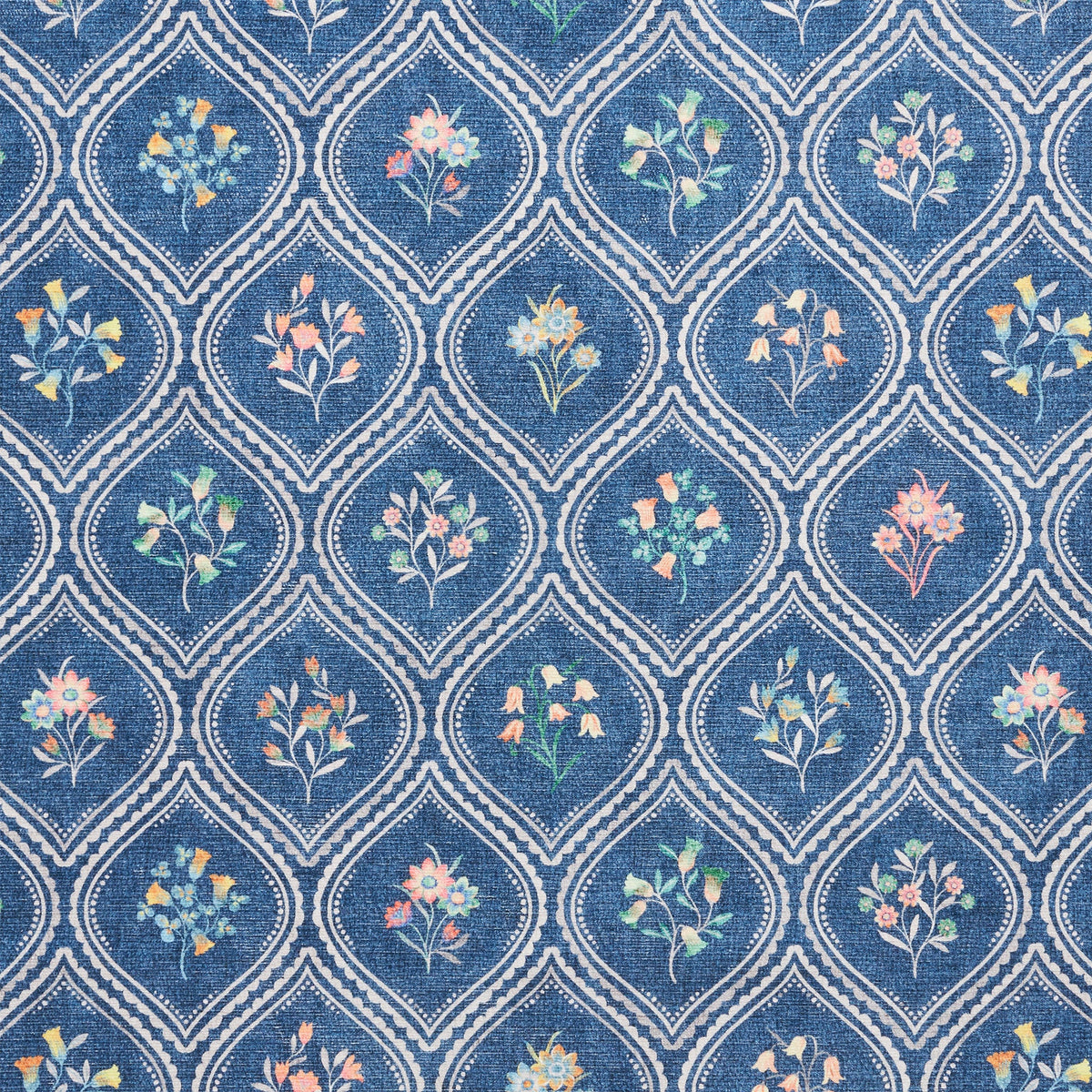 Cameo Floral Washable Rug