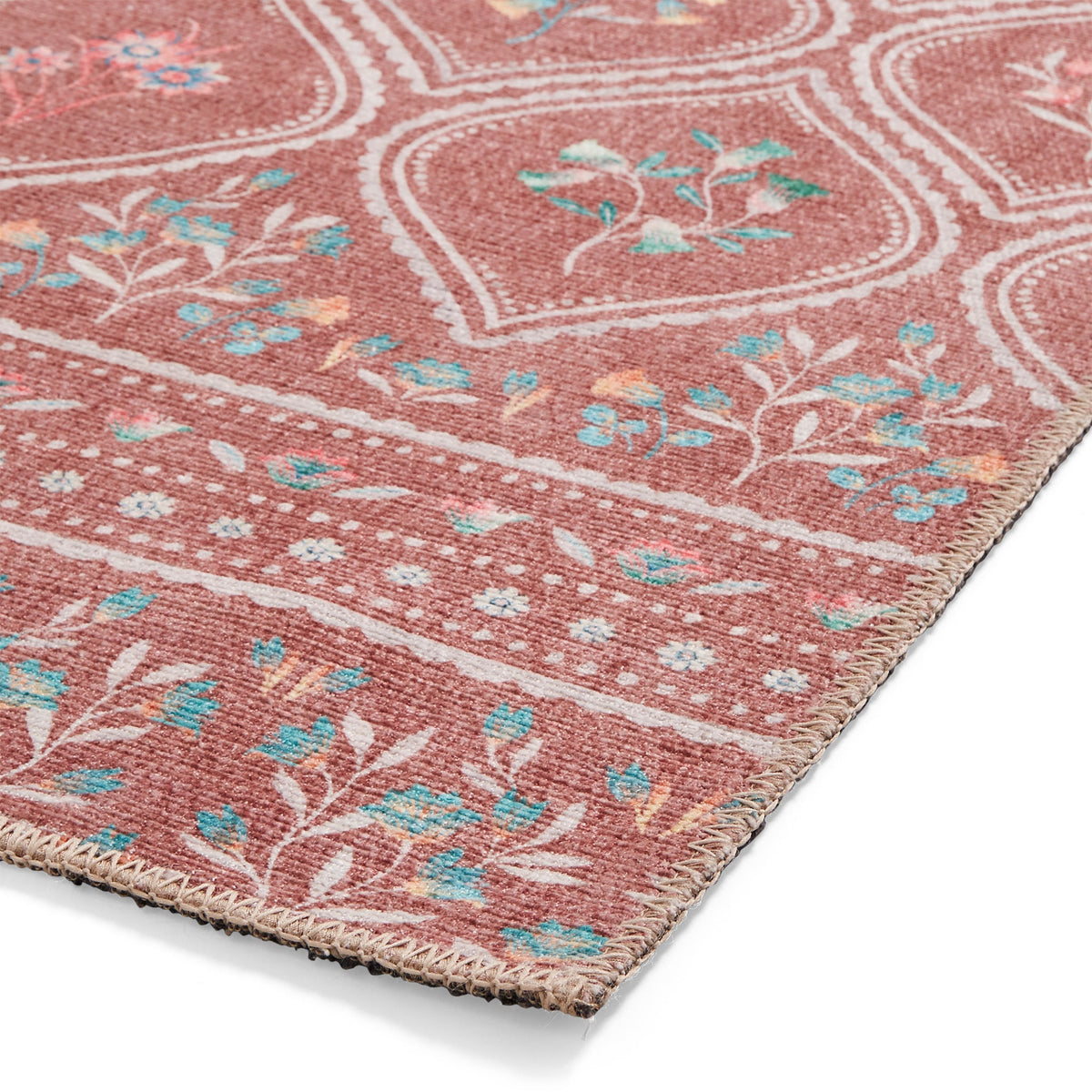 Cameo Floral Washable Rug