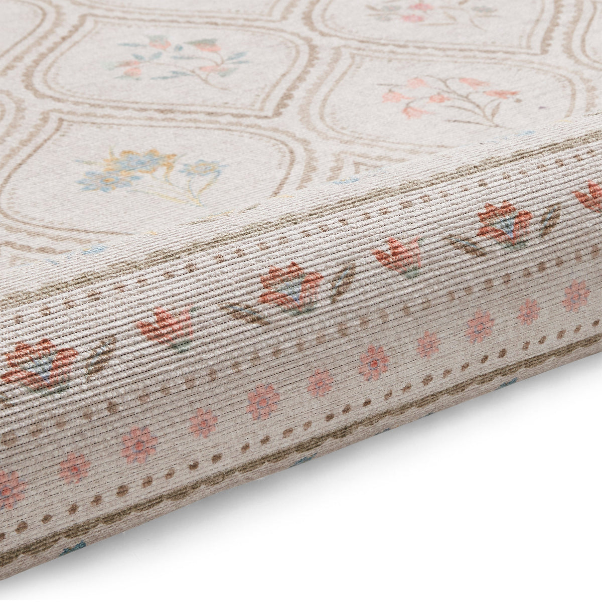 Cameo Floral Washable Rug