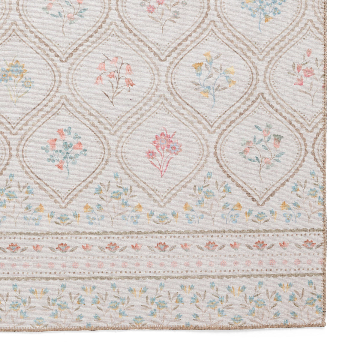 Cameo Floral Washable Rug