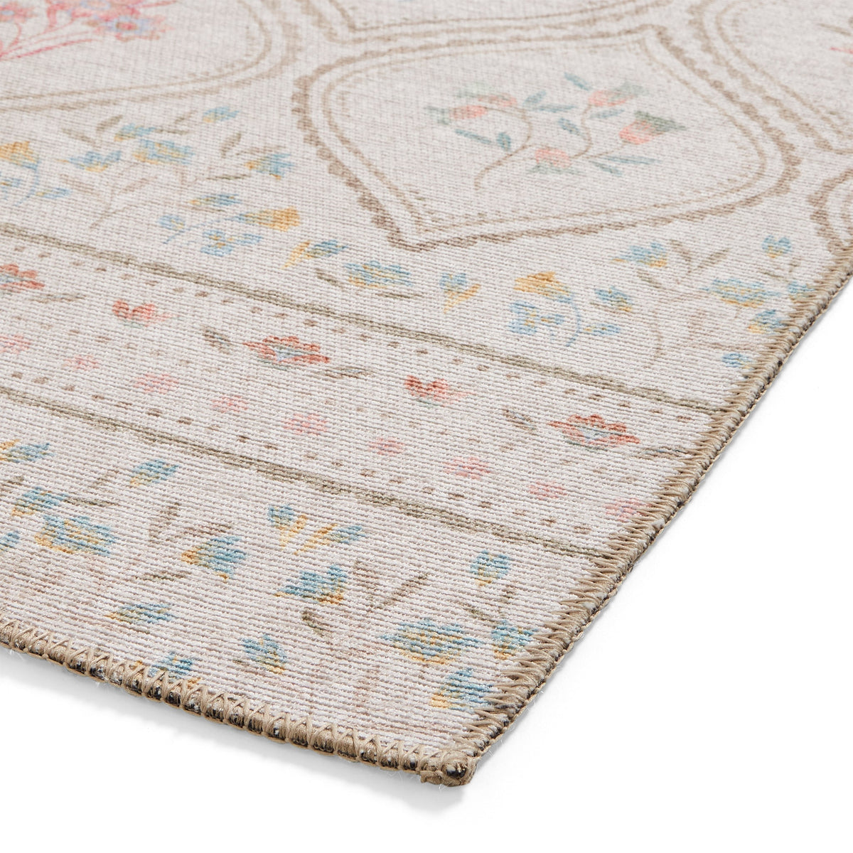 Cameo Floral Washable Rug