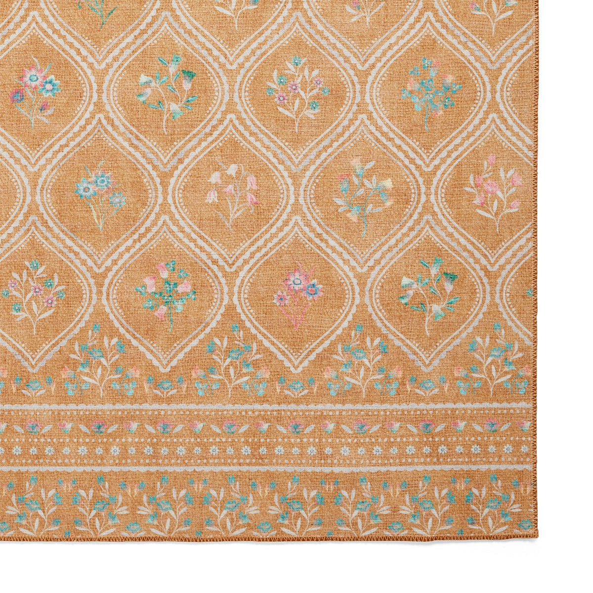 Cameo Floral Washable Rug