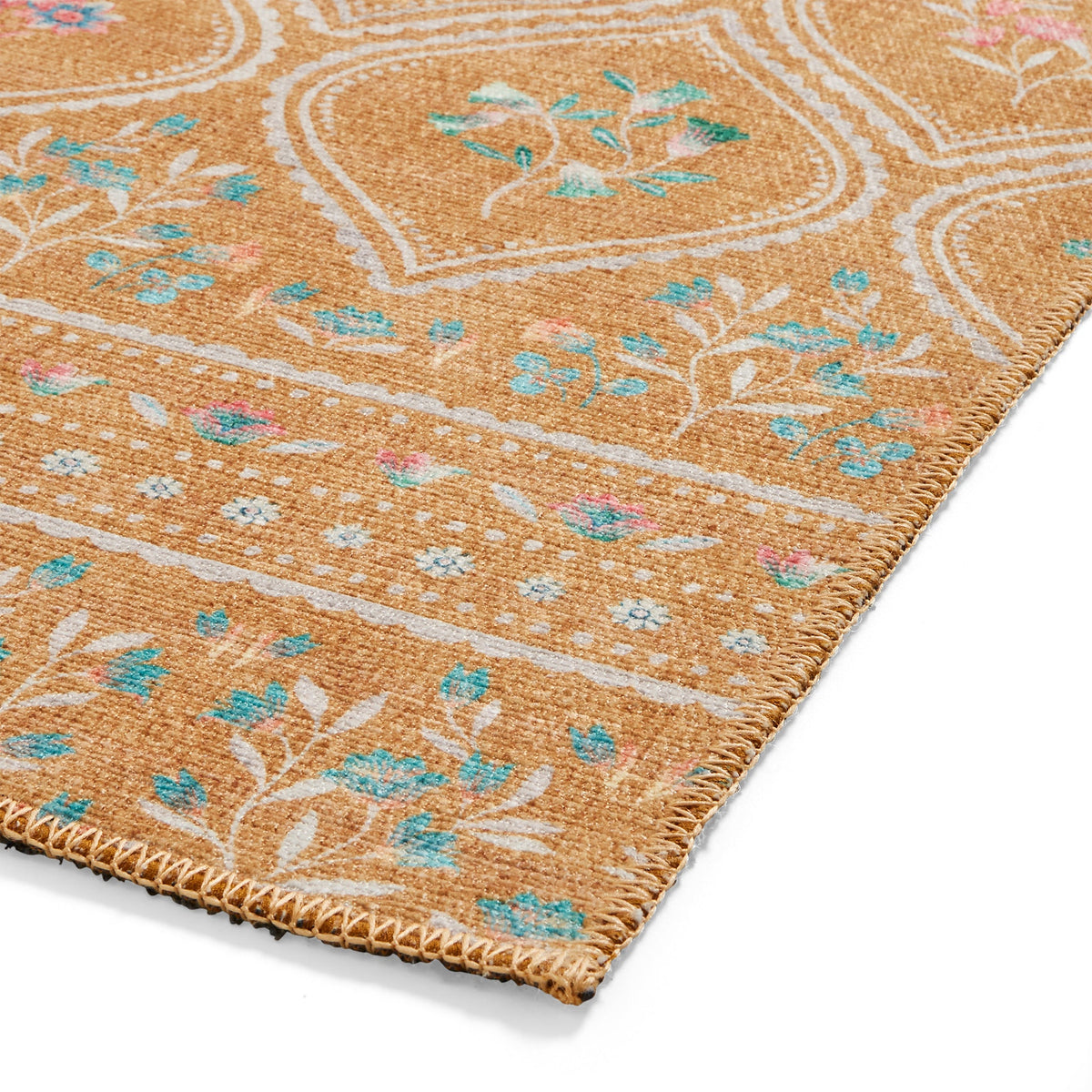 Cameo Floral Washable Rug