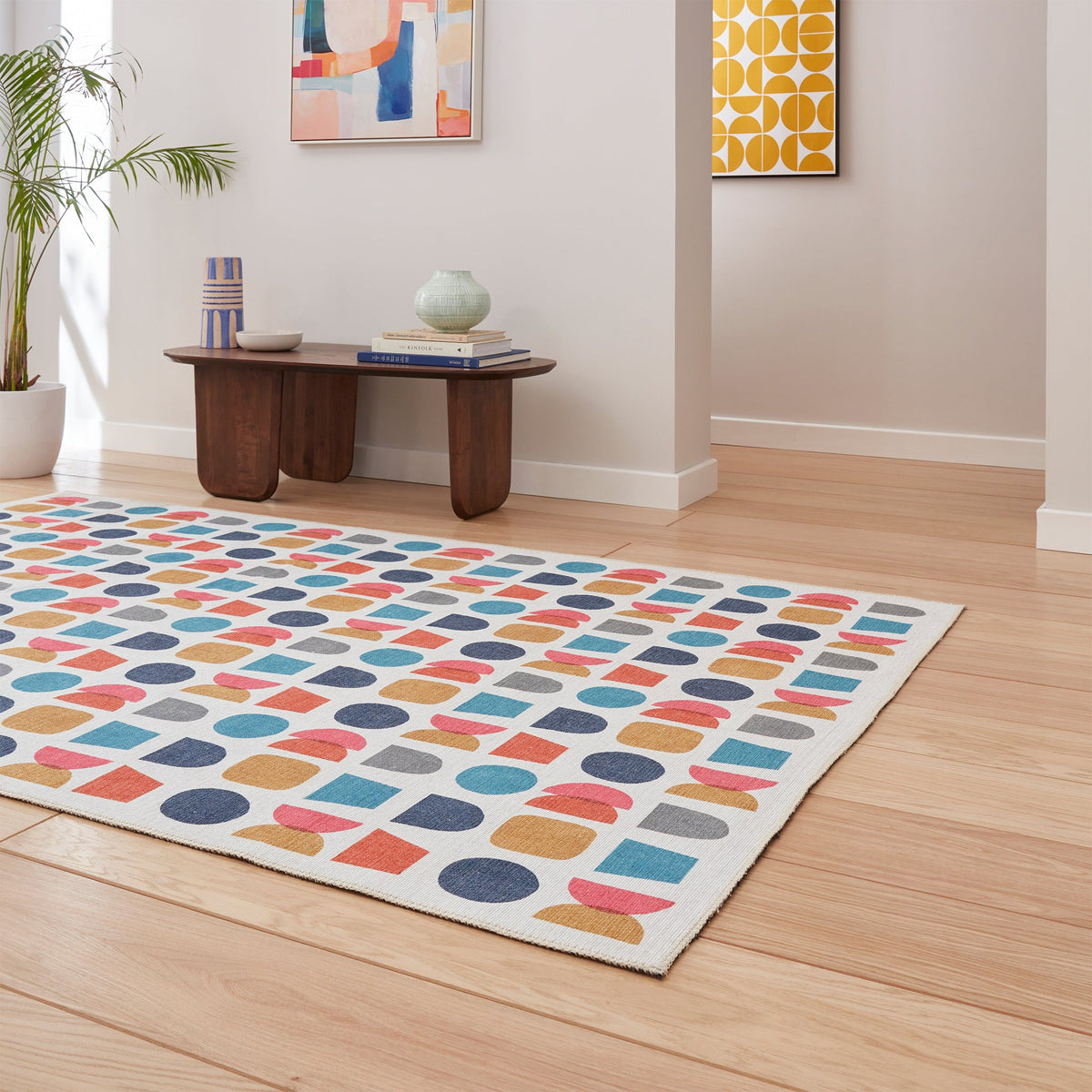 Connect Geo Print Rug
