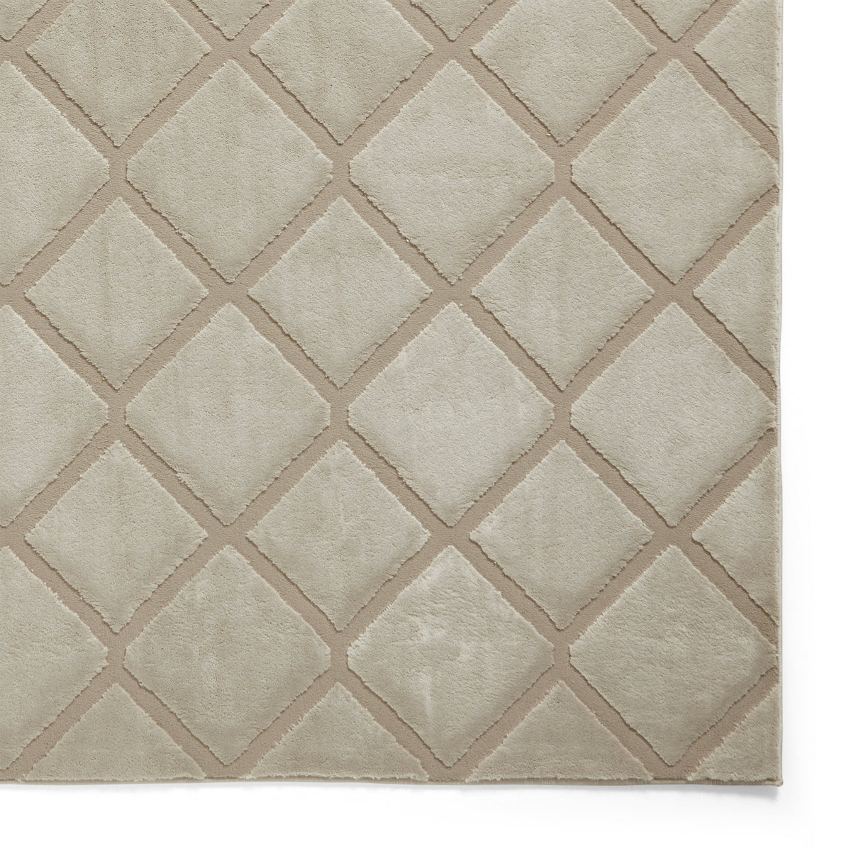 Cosy Diamond Washable Rug