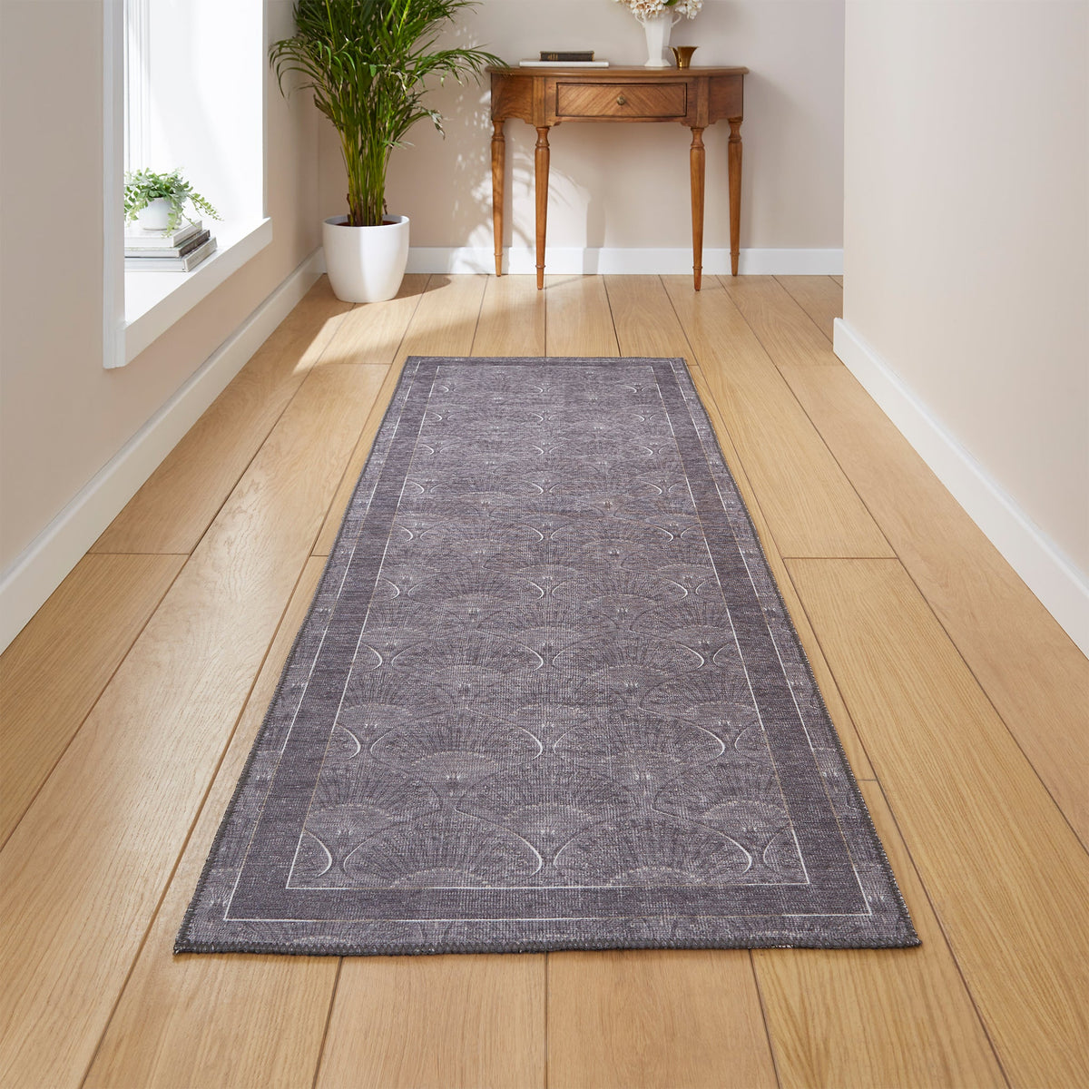 Deco Peacock Washable Rug