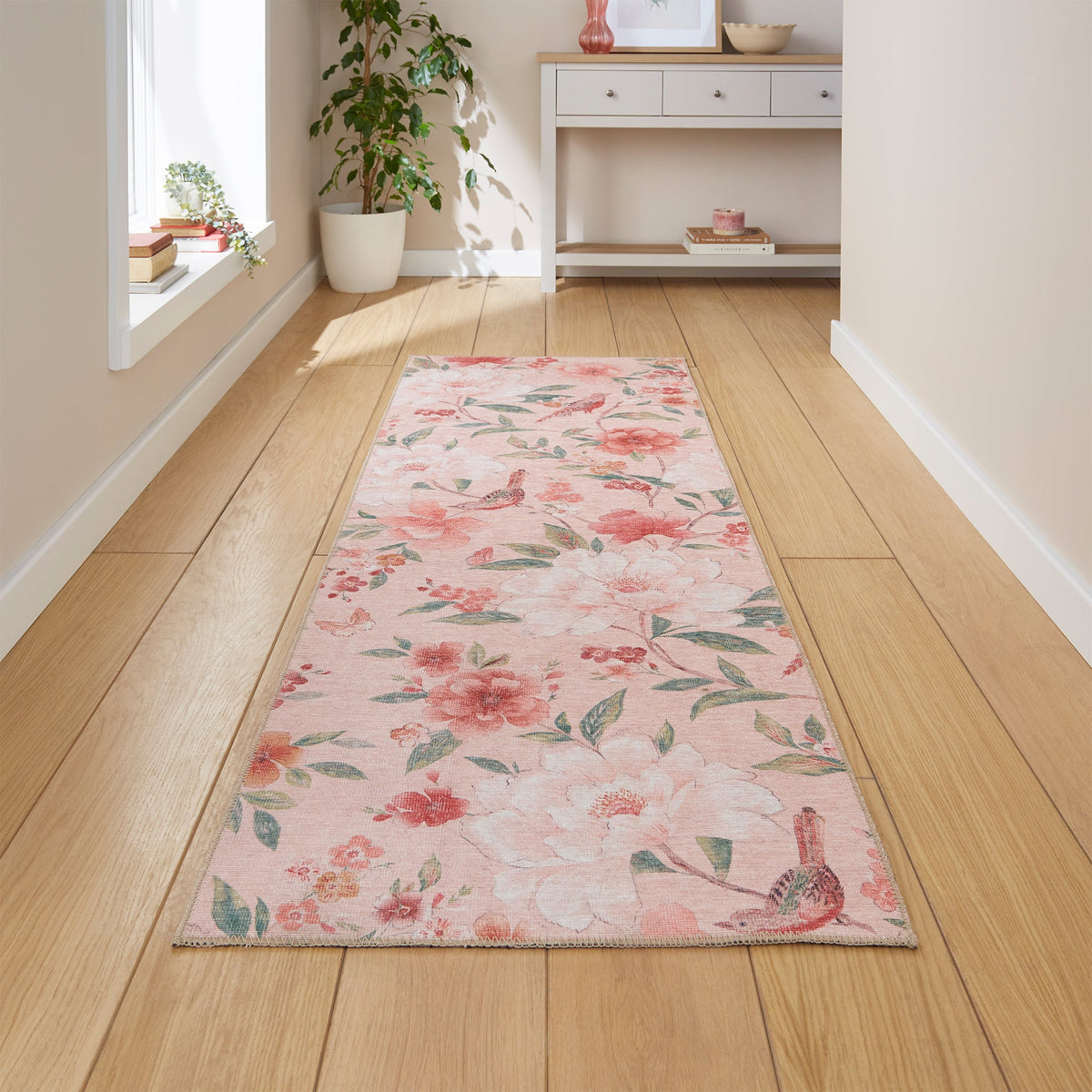 Pippa Floral Washable Rug