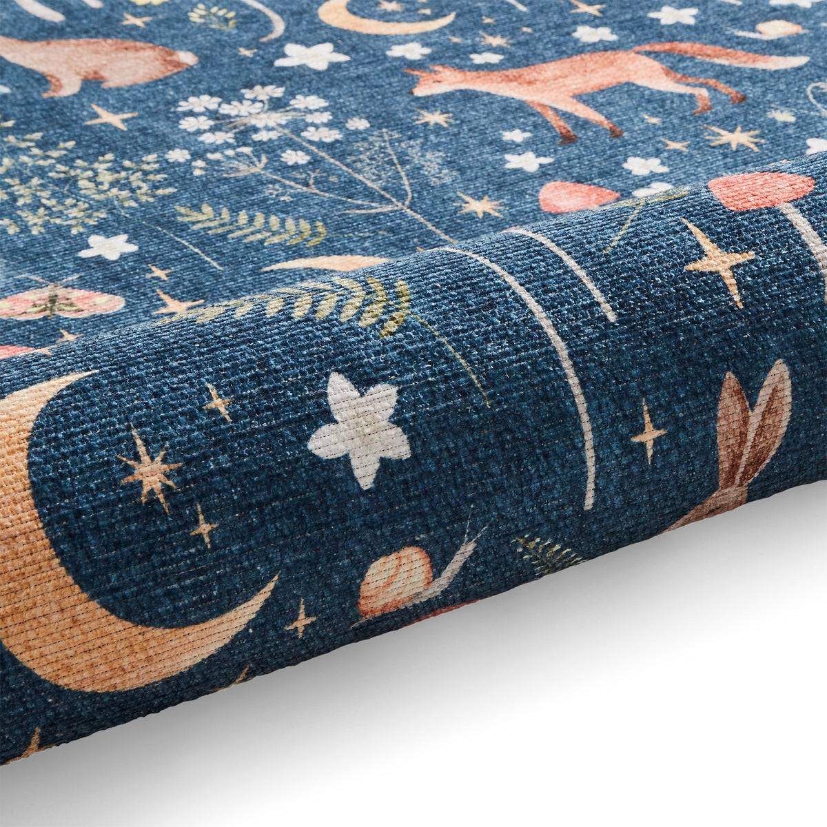 Twilight Animals Washable Rug