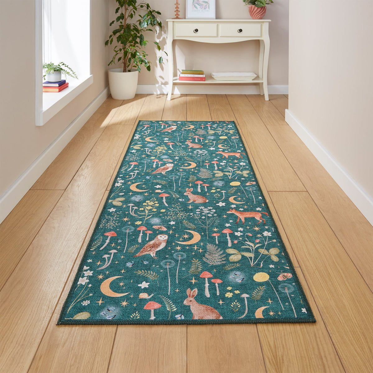 Twilight Animals Washable Rug