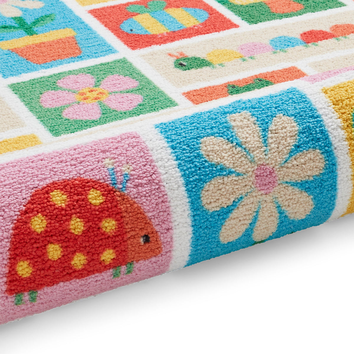 Kids Curious Caterpillar Washable Rug
