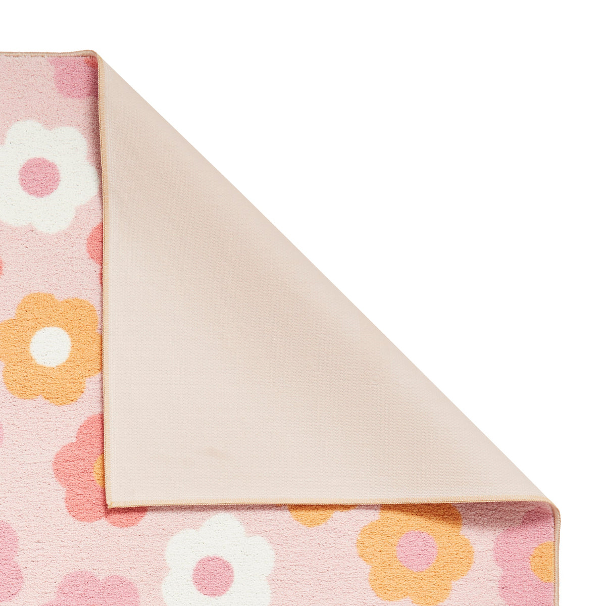 Kids Daisy Retro Washable Rug