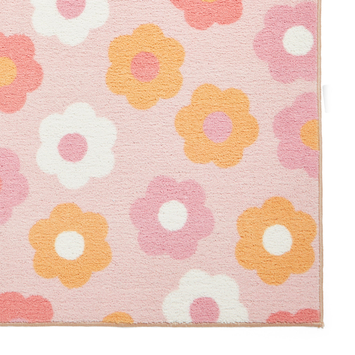 Kids Daisy Retro Washable Rug