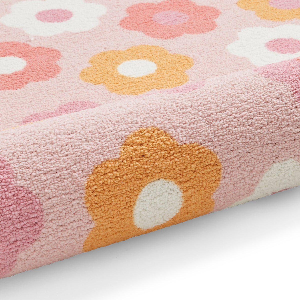 Kids Daisy Retro Washable Rug