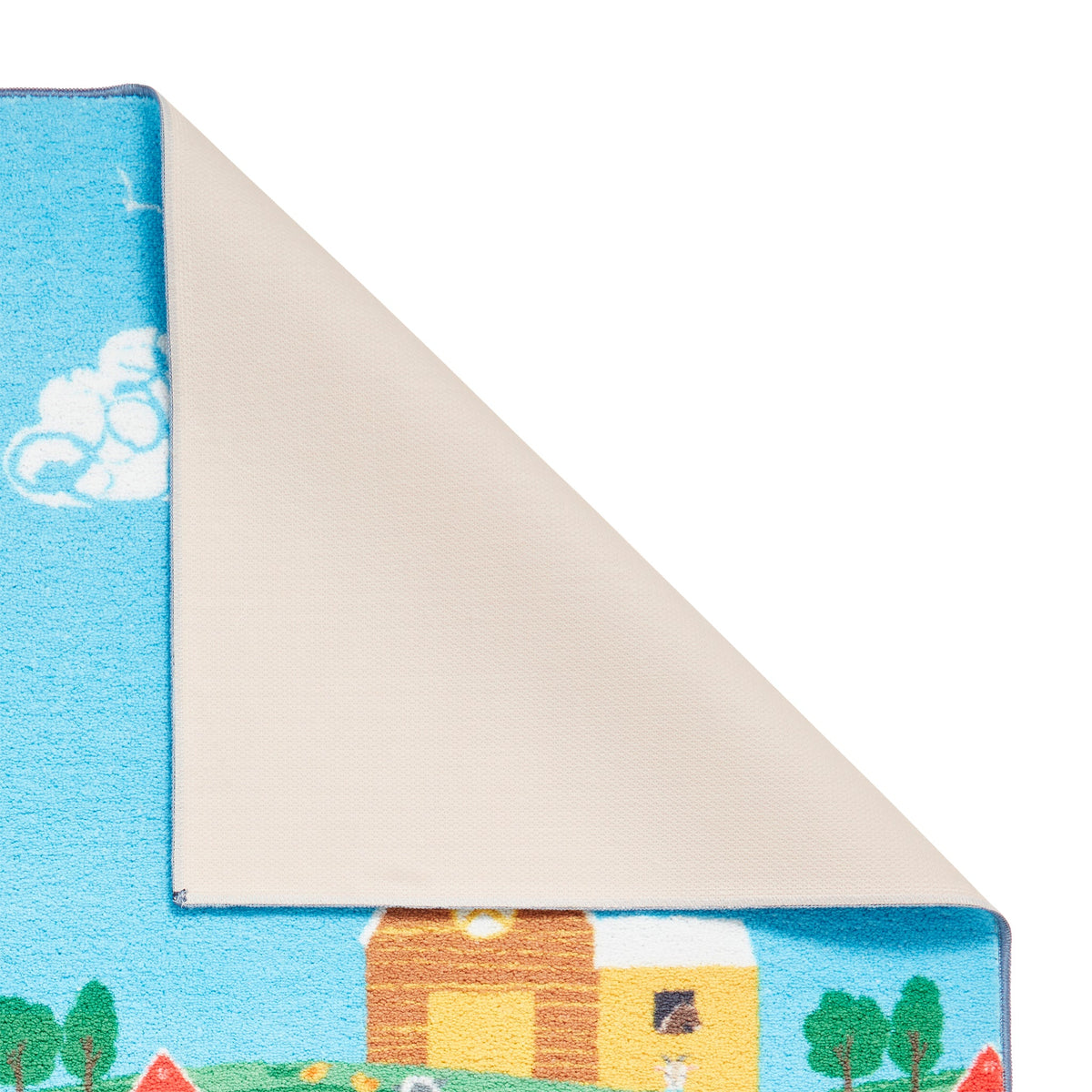 Kids Farmyard Animals Washable Rug