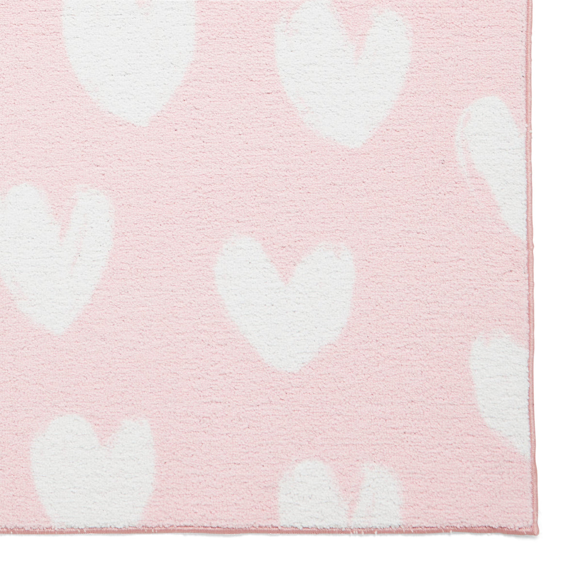 Kids Hearts Washable Rug
