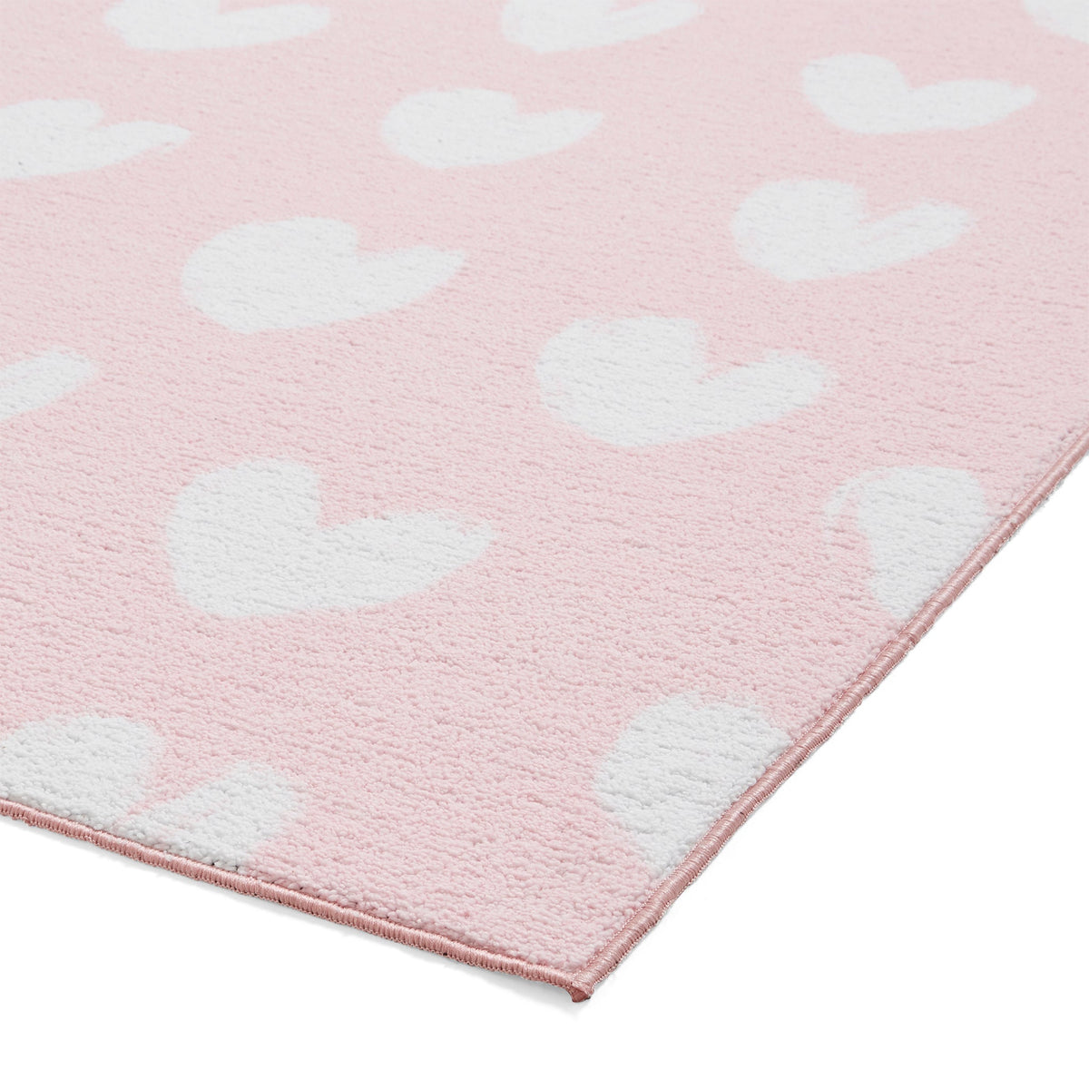 Kids Hearts Washable Rug