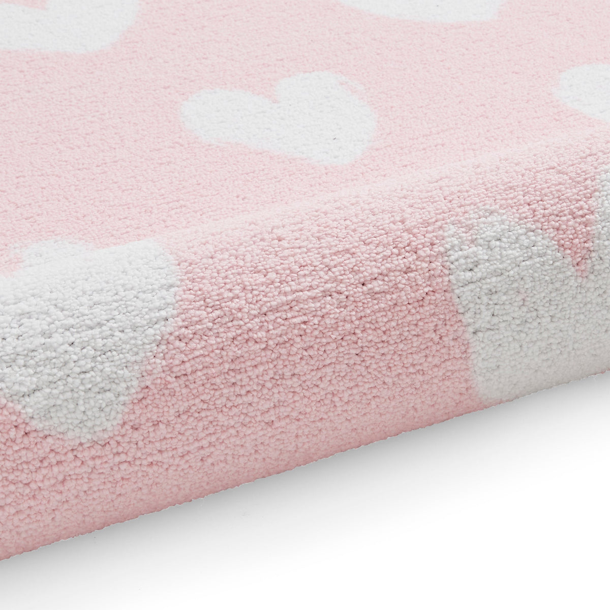 Kids Hearts Washable Rug