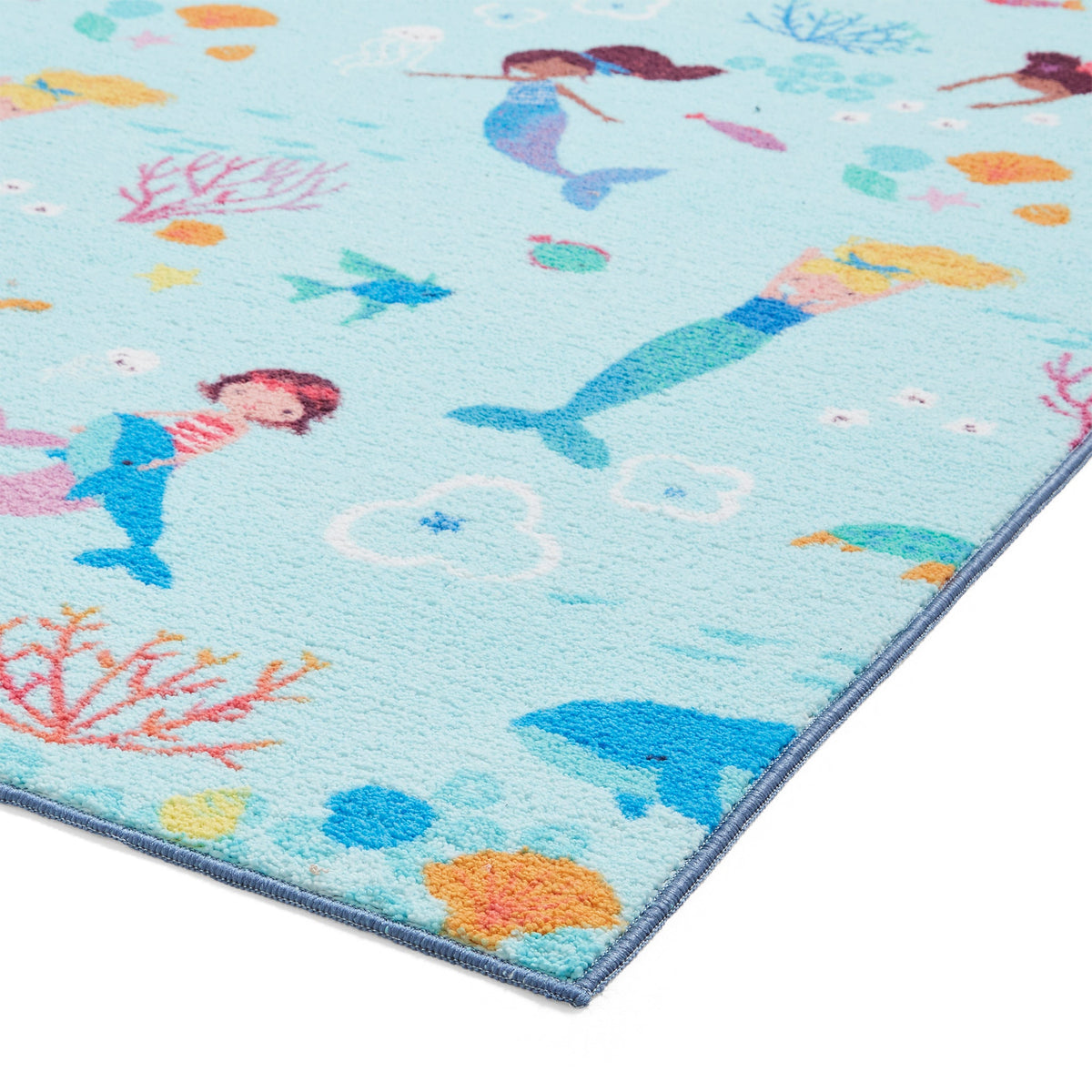 Kids Mermaid Washable Rug