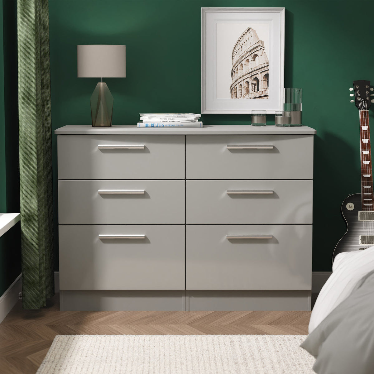 Penmere 6 Drawer Wide Chest