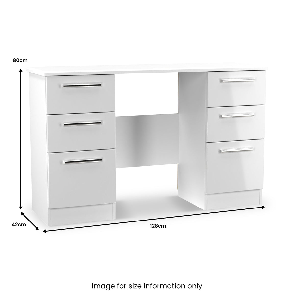 Penmere 6 Drawer Desk