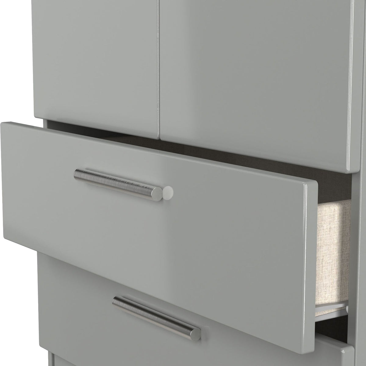Penmere Double Wardrobe With Drawers