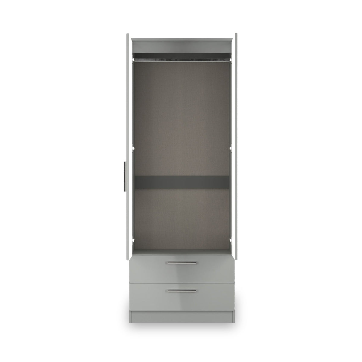 Penmere Double Mirrored Wardrobe With Drawers