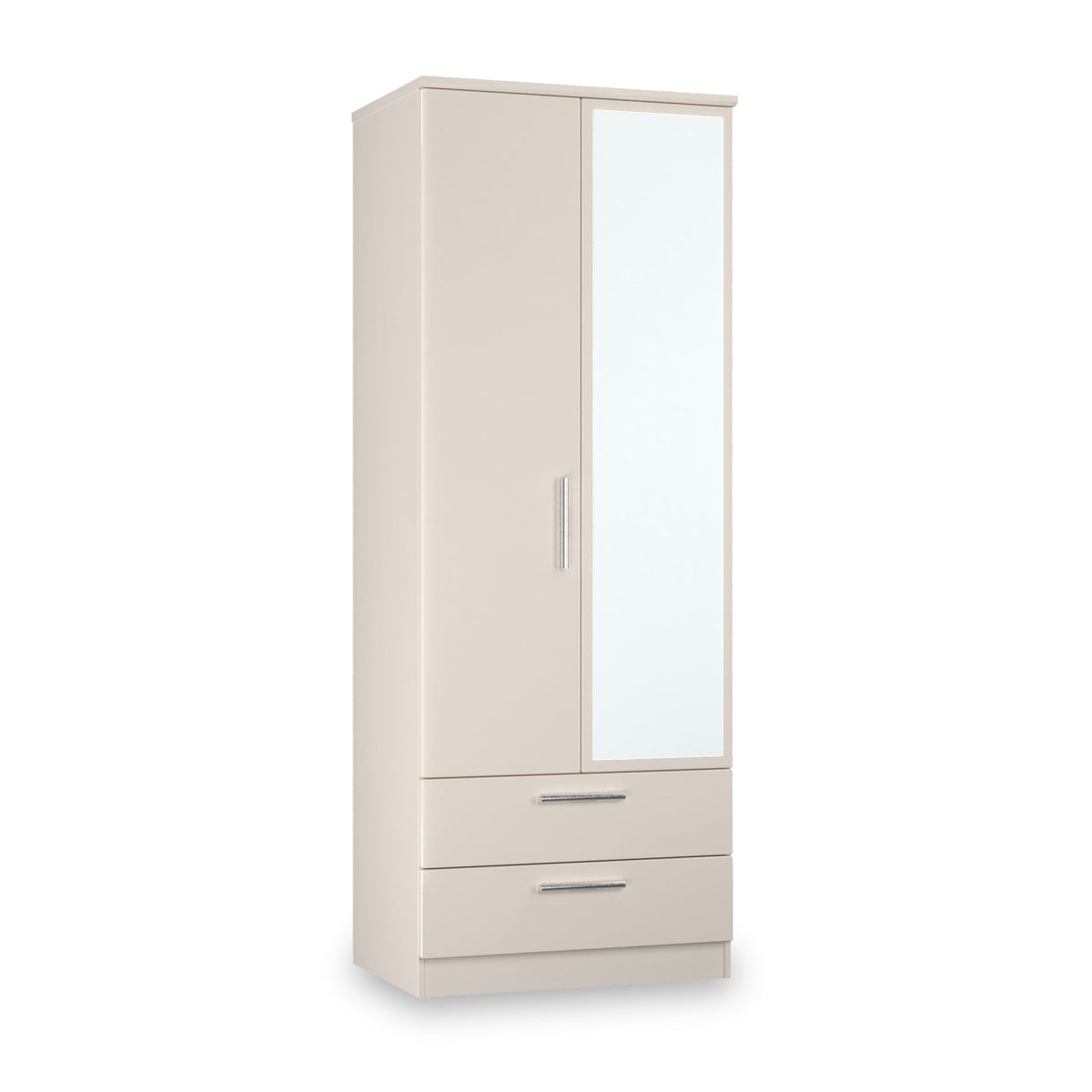 Penmere Double Mirrored Wardrobe With Drawers