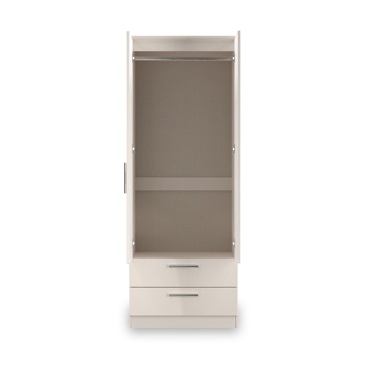Penmere Double Mirrored Wardrobe With Drawers