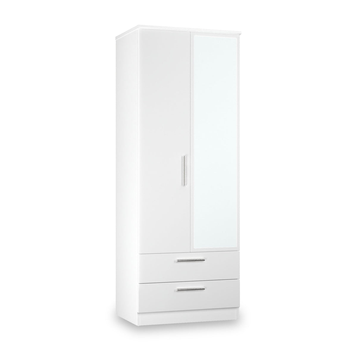 Penmere Double Mirrored Wardrobe With Drawers