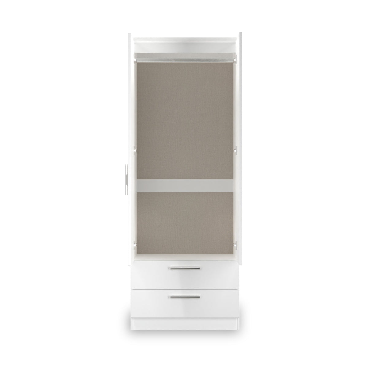 Penmere Double Mirrored Wardrobe With Drawers