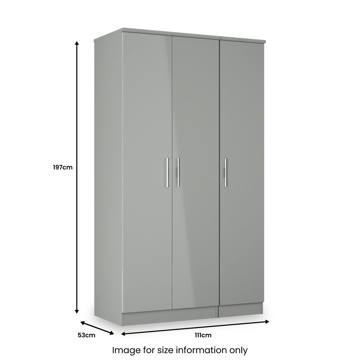 Penmere Triple Wardrobe