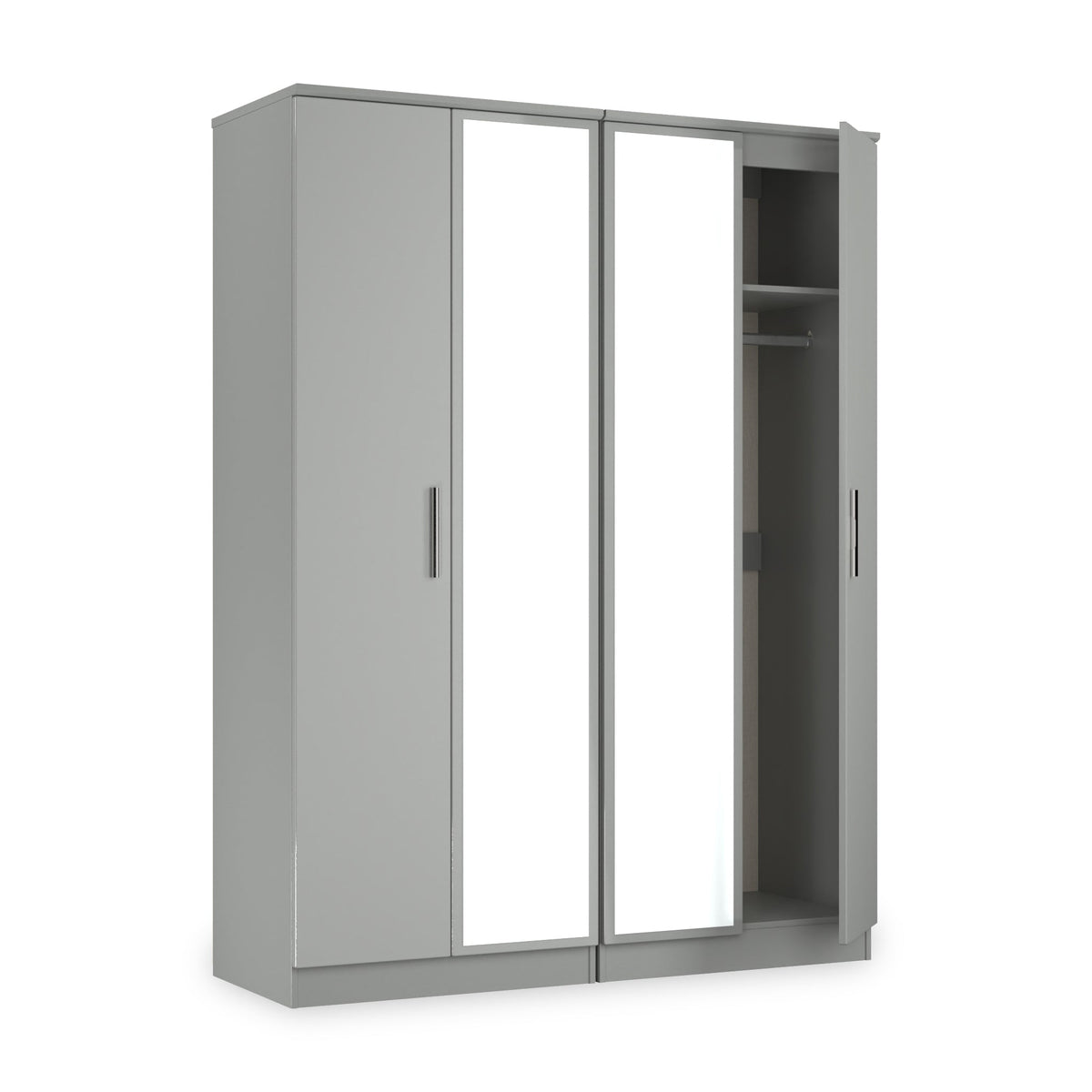 Penmere 4 Door Mirrored Wardrobe