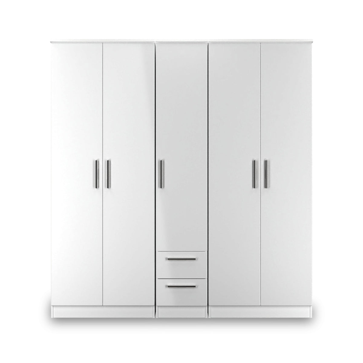 Penmere 5 Door Wardrobe With Drawers