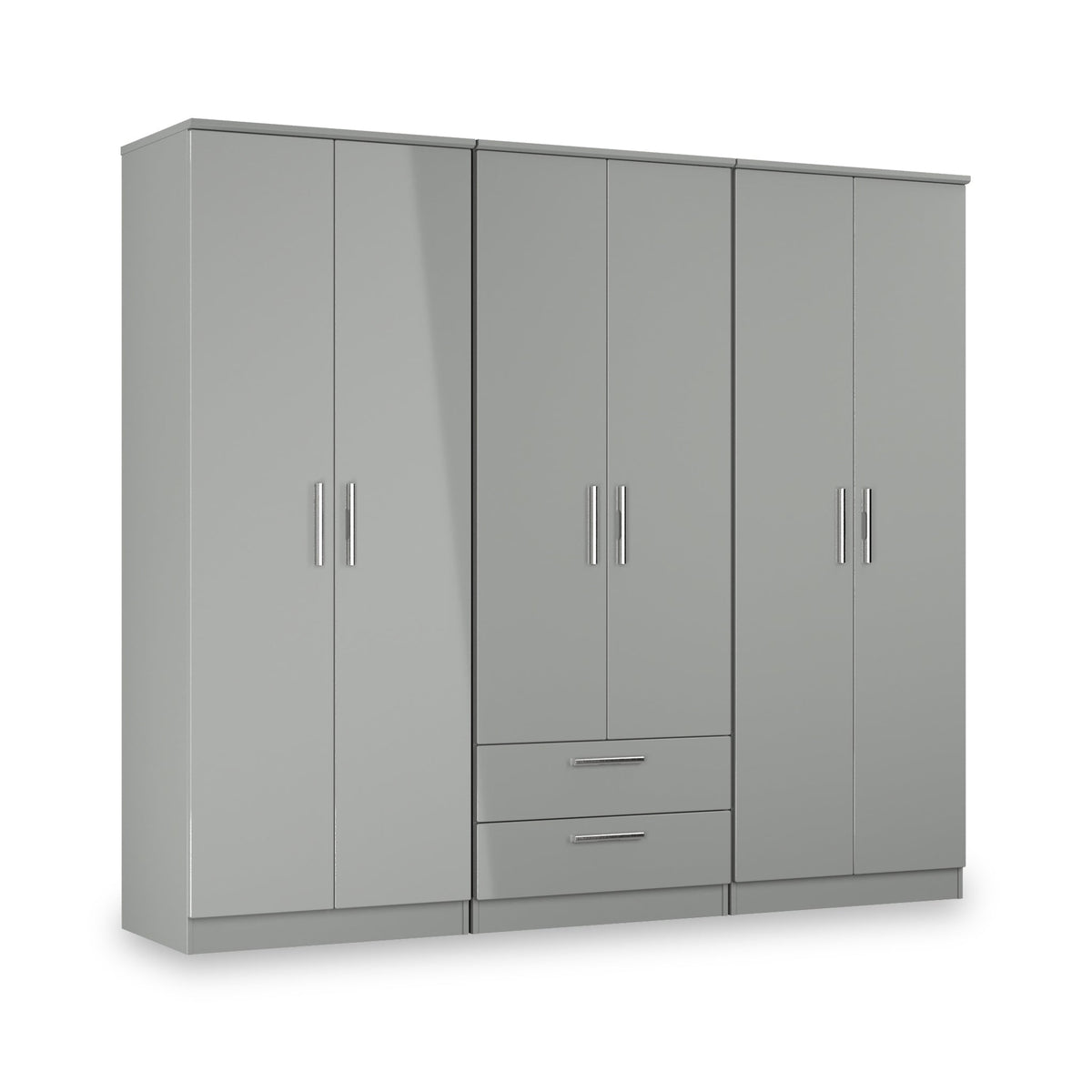 Penmere 6 Door Wardrobe With Drawers