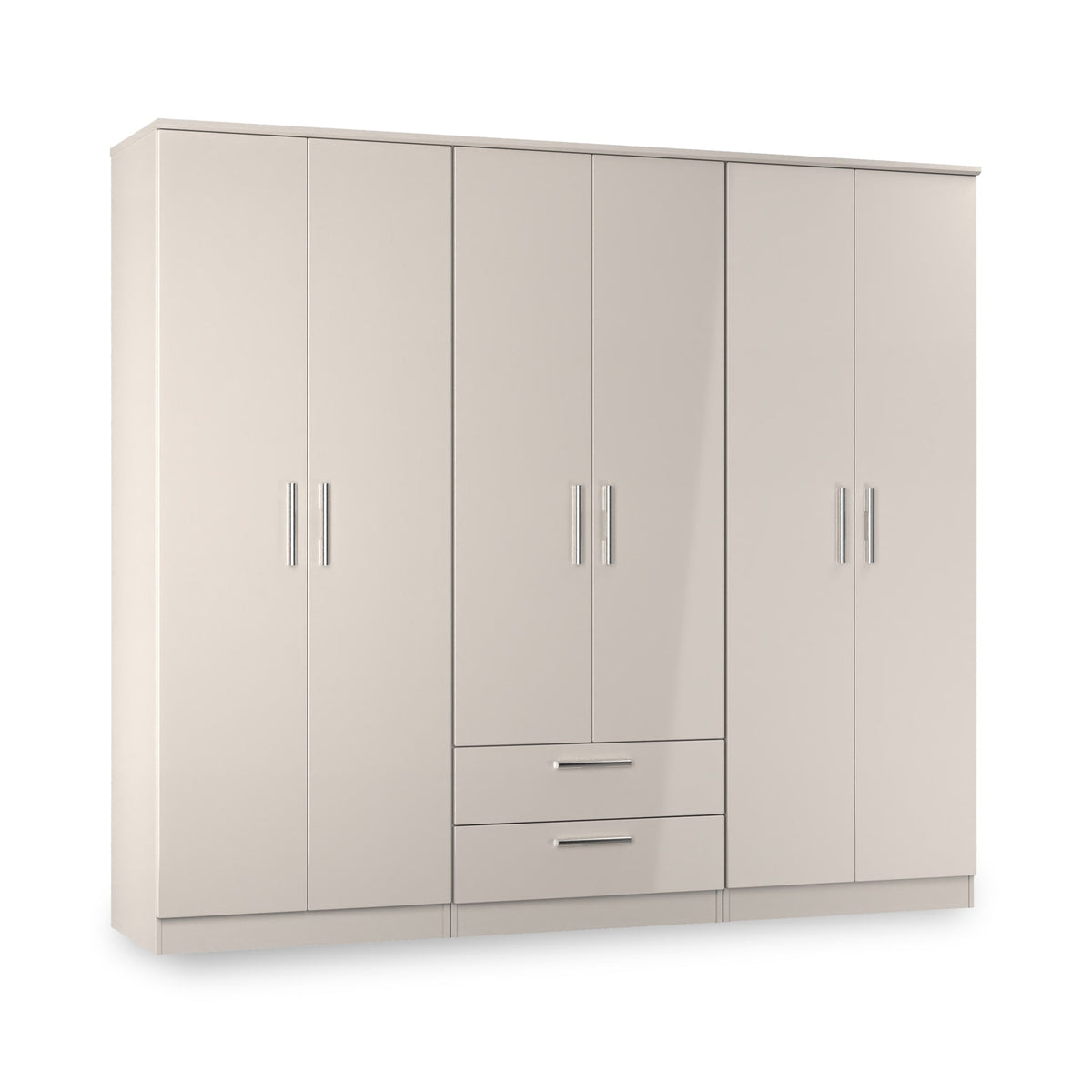 Penmere 6 Door Wardrobe With Drawers