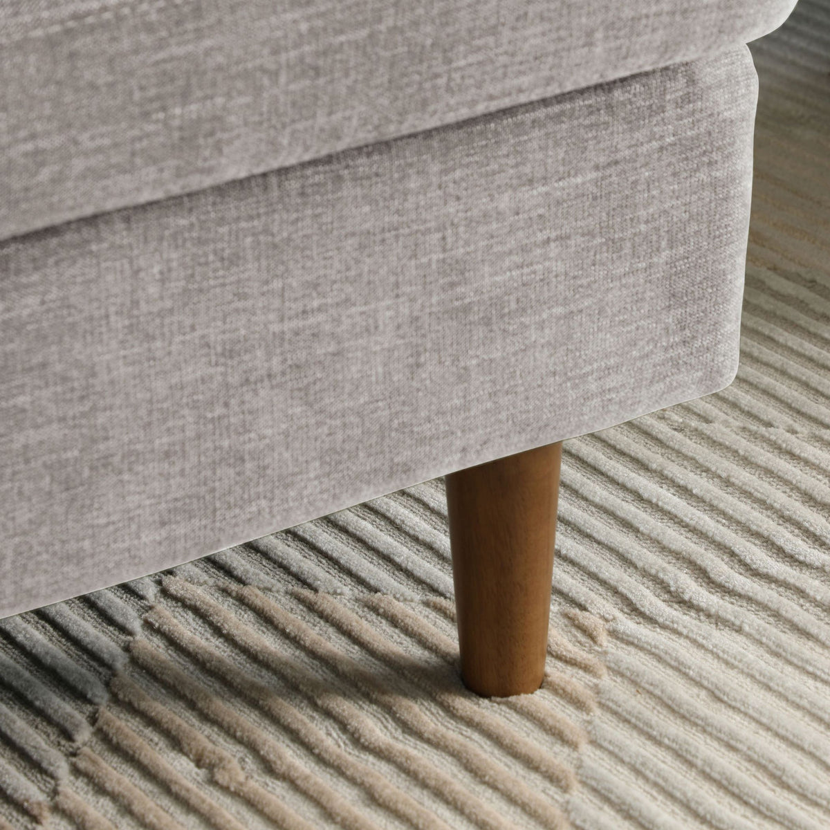 Carrington Chenille Footstool