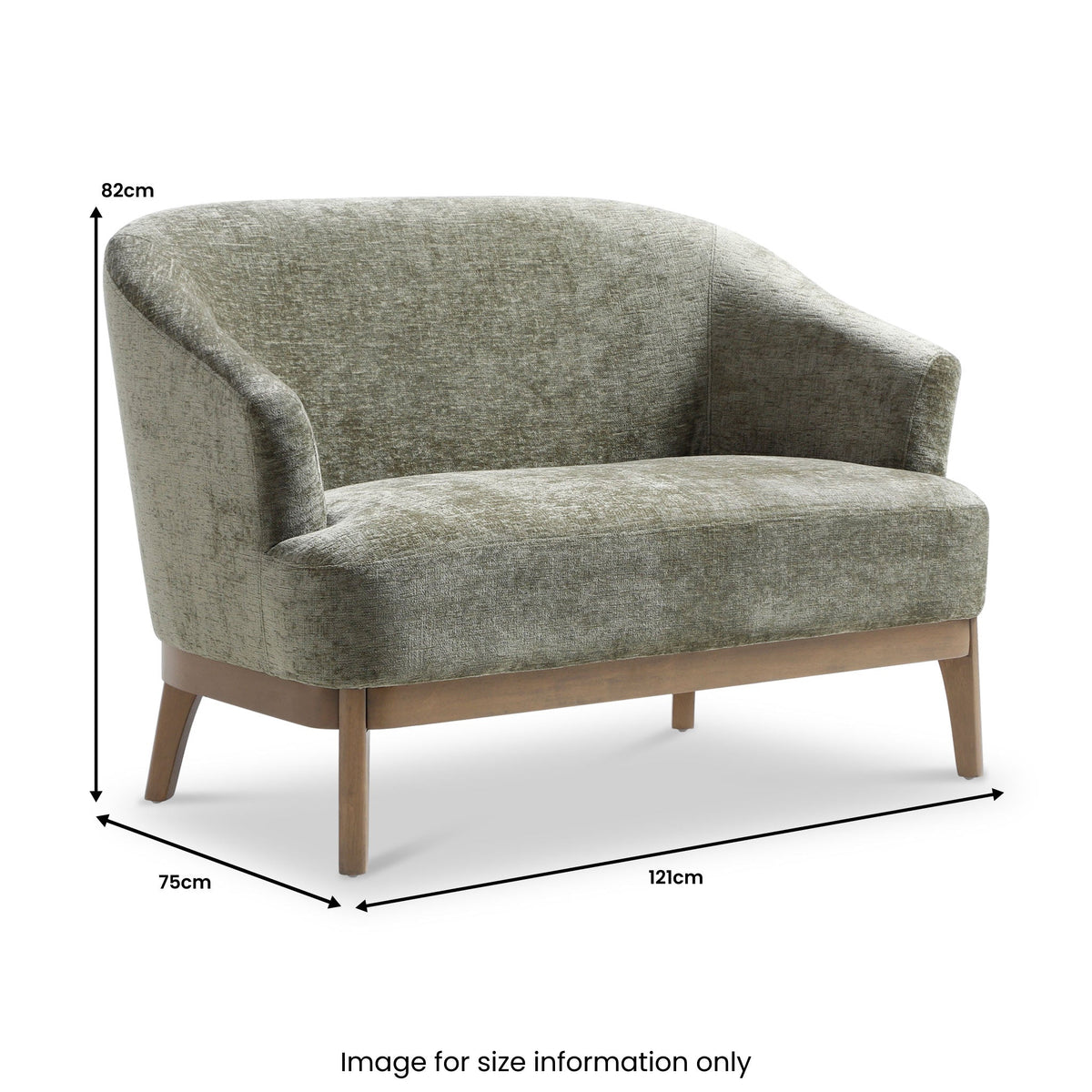 Lucinda Chenille 2 Seater Sofa