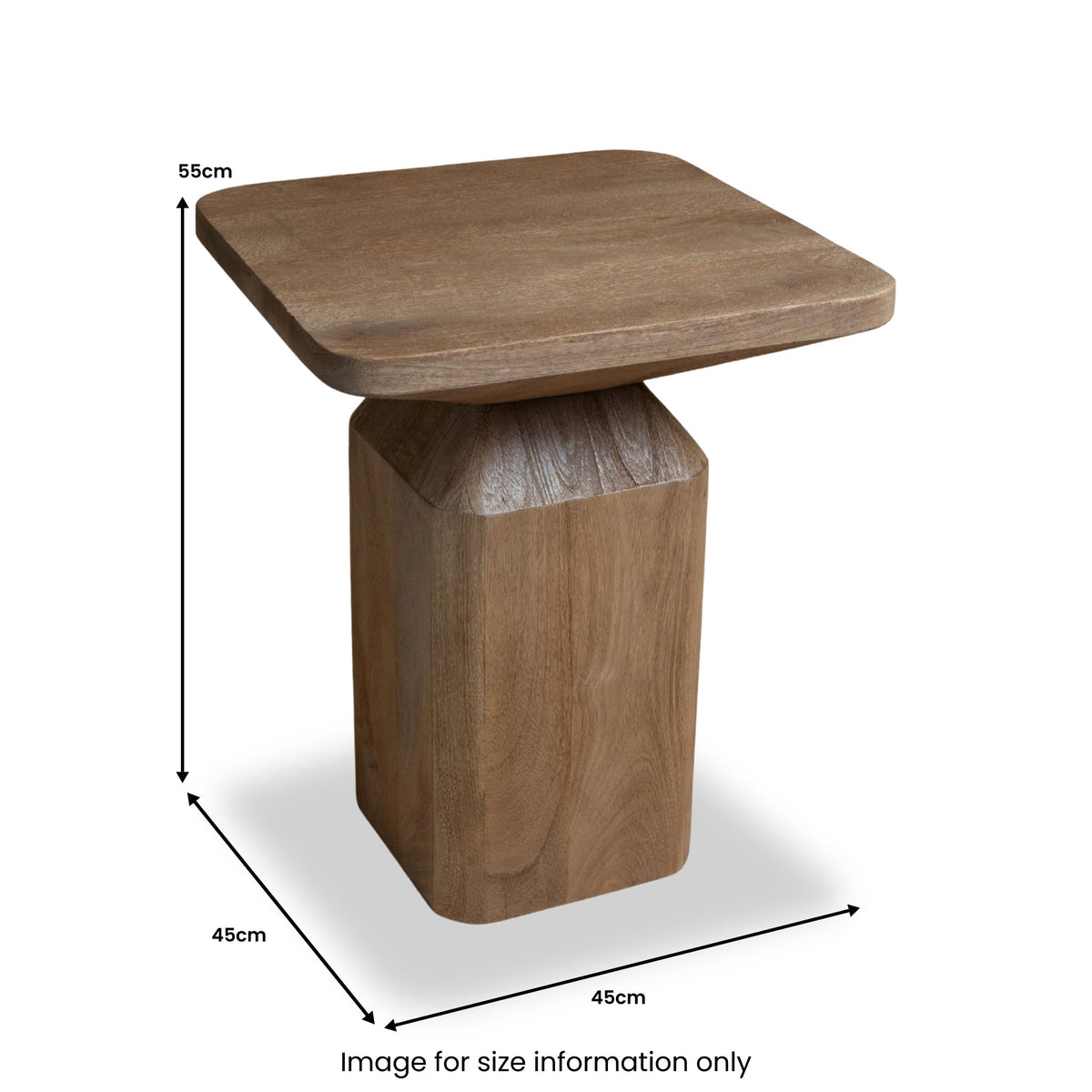 Nao Mango Wood Lamp Table