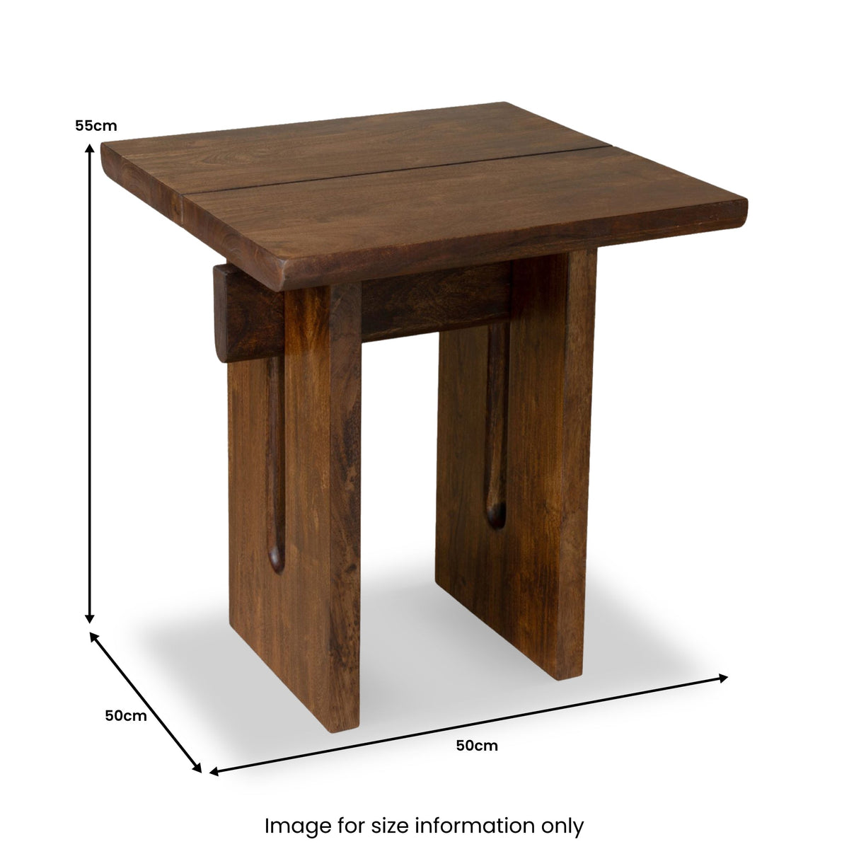 Morelle Acacia Wood Side Table