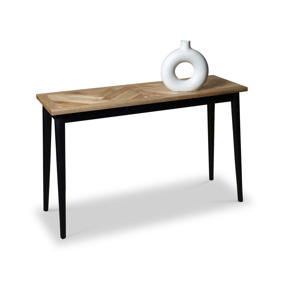Maeko Parquet Mango Wood Console Table