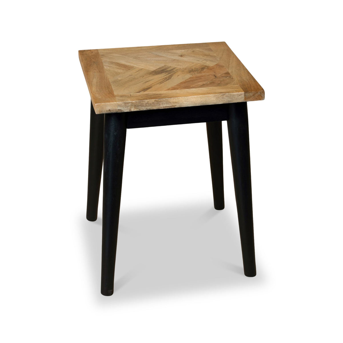 Maeko Parquet Mango Wood Lamp Table