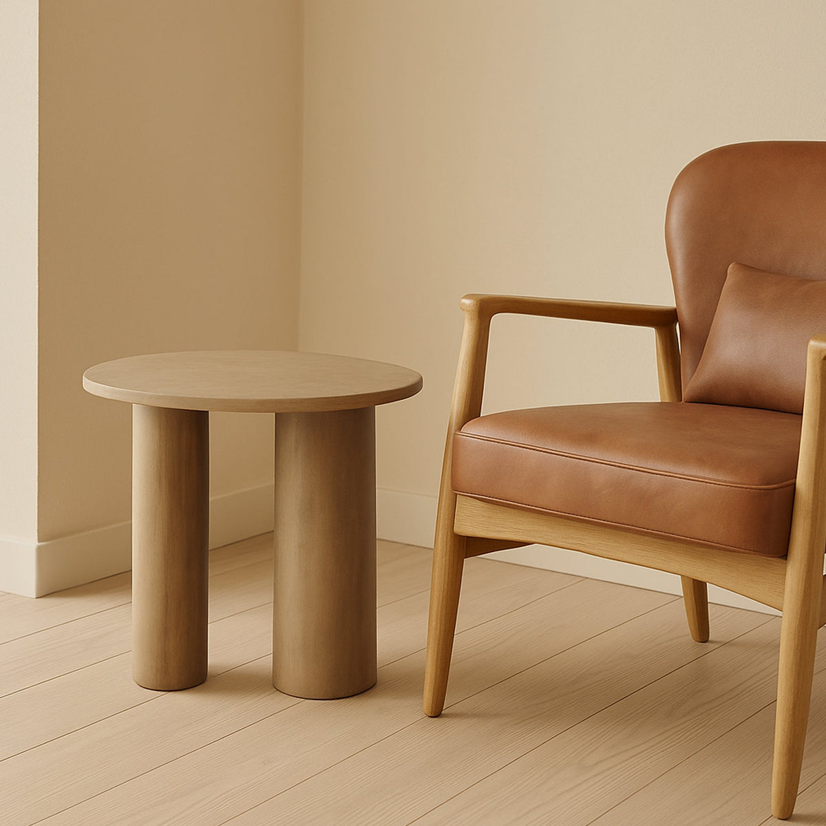 Zenra Mango Wood Lamp Table