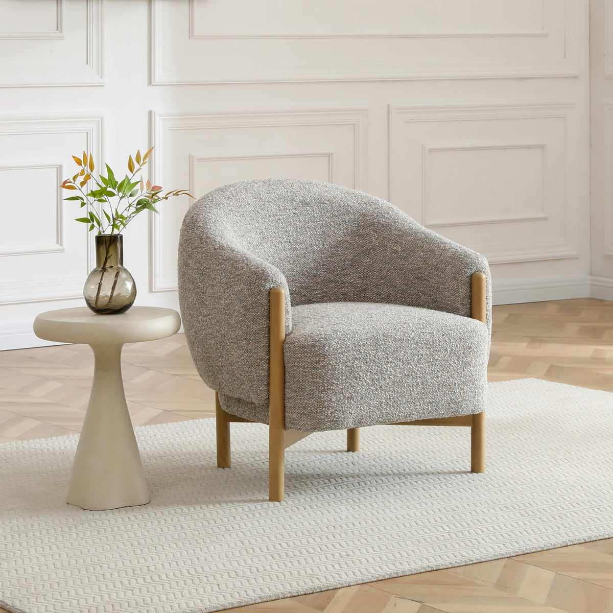 Mareen Boucle Accent Chair