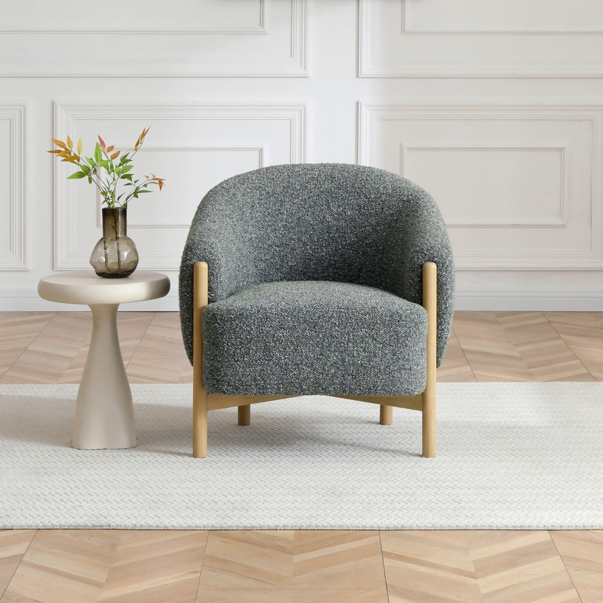 Mareen Boucle Accent Chair