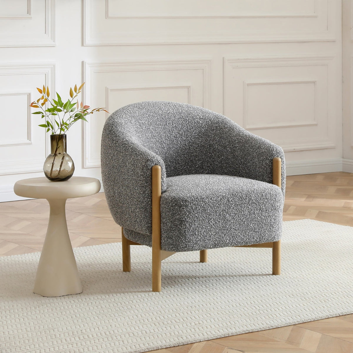 Mareen Boucle Accent Chair
