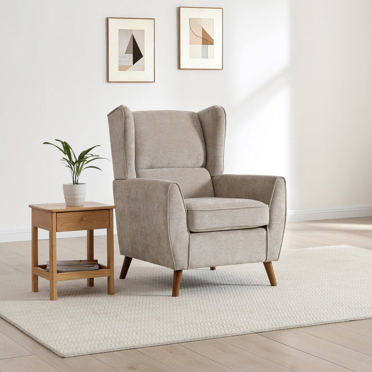 Dora Wingback Accent Chair