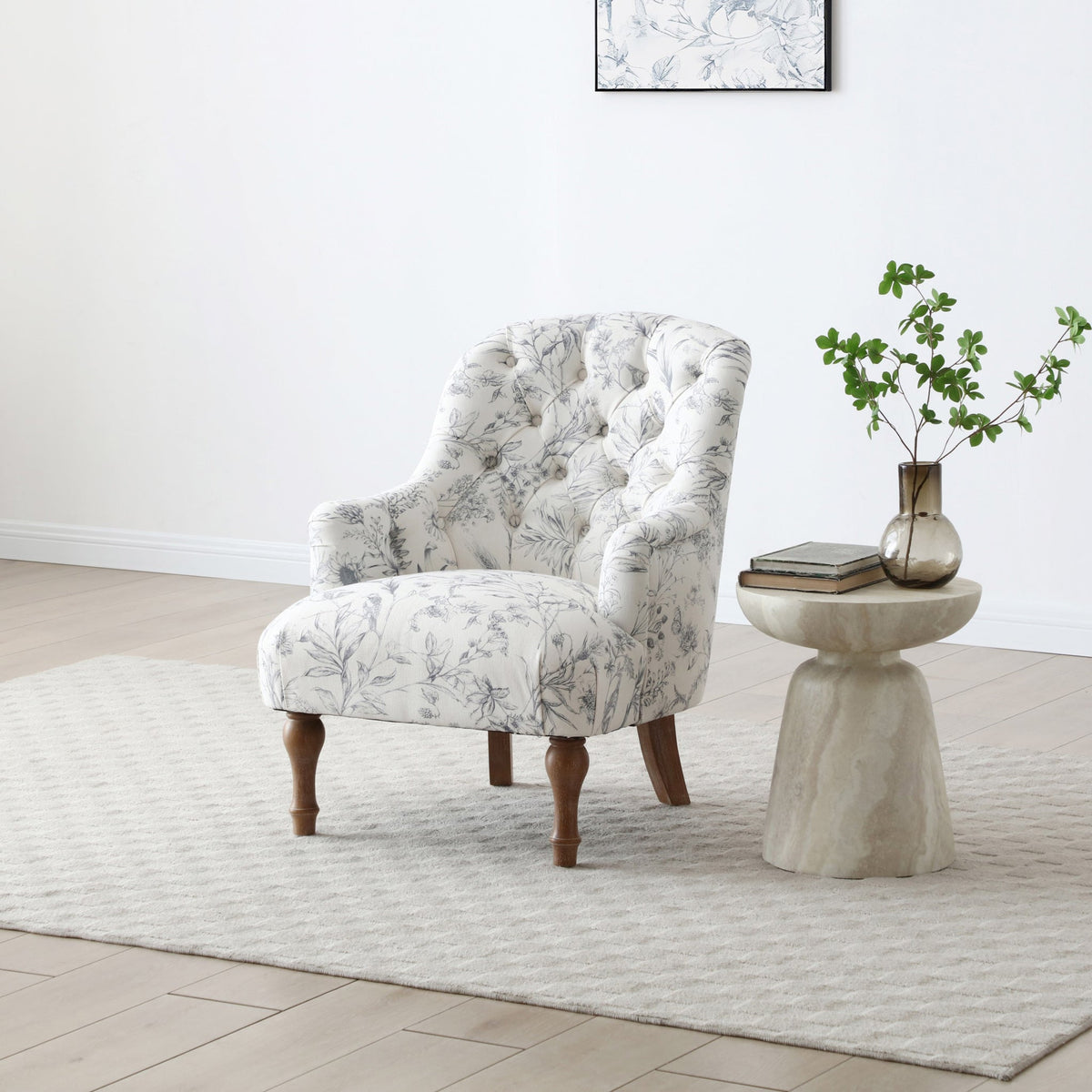 Bianca Floral Meadow Armchair